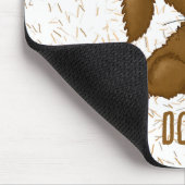 犬紙吹雪落とし犬 マウスパッド (コーナー)