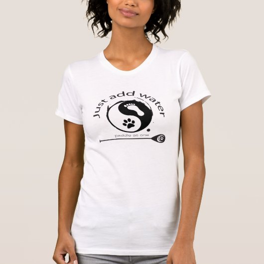犬素晴らしとビーチ好きのシャツ! Tシャツ (正面)
