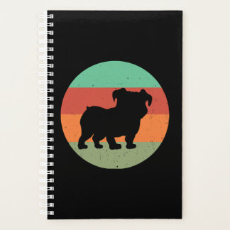 犬素晴らし動揺して母が飼っているイギリスのブルドッグ プランナー手帳