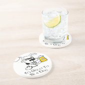 犬素晴らし用のビールになる コースター (側面)