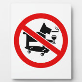 犬素晴らし禁止 フォトプラーク (正面)