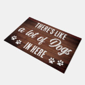 犬素朴おもしろいの愛犬の数々 ドアマット (アングル)