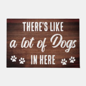 犬素朴おもしろいの愛犬の数々 ドアマット (正面)