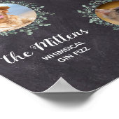 犬素朴のシグネチャードリンクペット結婚のカクテル ポスター (角)