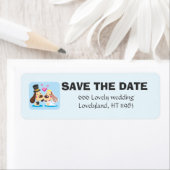 犬結婚したのカップル ラベル (インサイチュ)