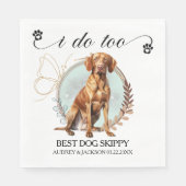 犬結婚とヴィツラのナプキンの写真 スタンダードランチョンナプキン (正面)