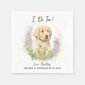 犬結婚のカクテル スタンダードカクテルナプキン (正面)