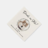 犬結婚のカクテル スタンダードカクテルナプキン (角)