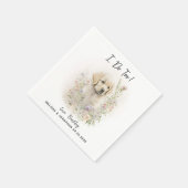 犬結婚のカクテル スタンダードカクテルナプキン (角)