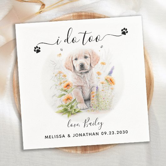 犬結婚のカクテル スタンダードカクテルナプキン