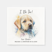 犬結婚のカクテル スタンダードカクテルナプキン (正面)