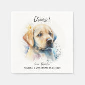 犬結婚のカクテル スタンダードカクテルナプキン (正面)