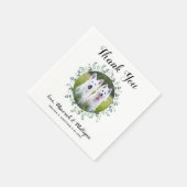 犬結婚のパーソナライズされたカクテル スタンダードカクテルナプキン (角)