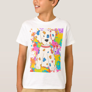 犬絵を描 Tシャツ
