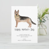 犬絵画の母の日 シーズンカード (スタンド正面)