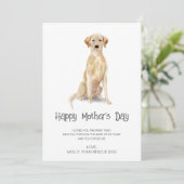 犬絵画の母の日 シーズンカード (スタンド正面)