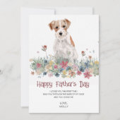 犬絵画の父の日 シーズンカード (正面)