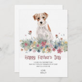 犬絵画の父の日 シーズンカード (正面/裏面)