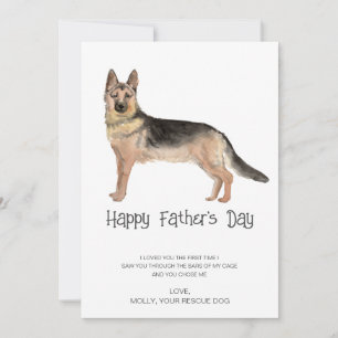 犬絵画の父の日 シーズンカード