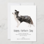犬絵画の父の日 シーズンカード (正面)