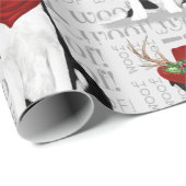 犬縁ど好きのためのクリスマスのコリー ラッピングペーパー (ロールコーナー)