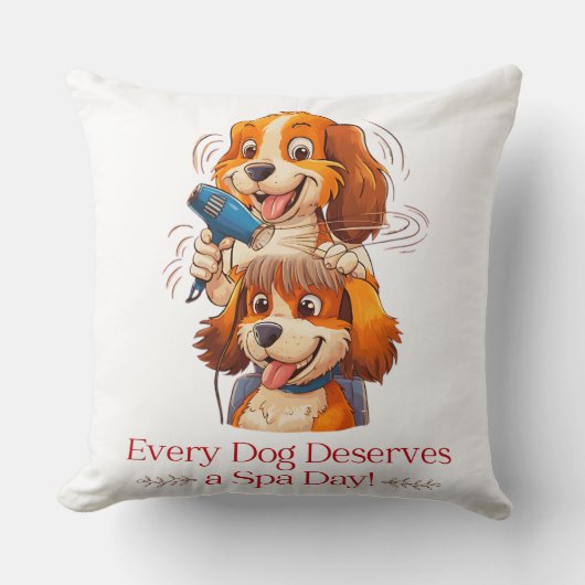 犬美容院用トリマートリマー クッション (正面)