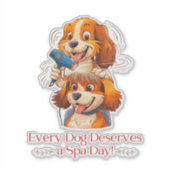 犬美容院用トリマートリマー シール (正面)