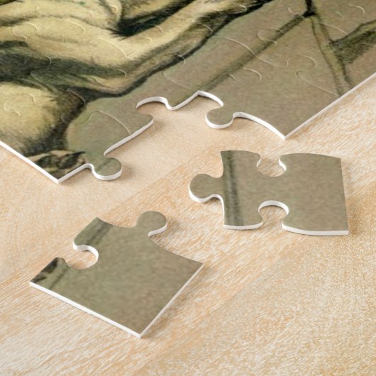 犬群 ジグソーパズル (側面)