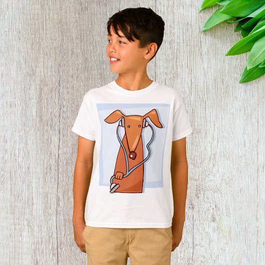 犬聞と音楽のヘッドフォンおもしろいアップ Tシャツ