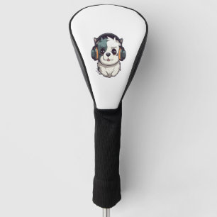 犬聞は音楽に合う ゴルフヘッドカバー