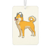 犬聞は音楽に カーエアーフレッシュナー (裏面)