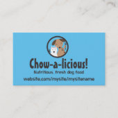 犬自家製ペットフード料理店の名刺 名刺 (正面)