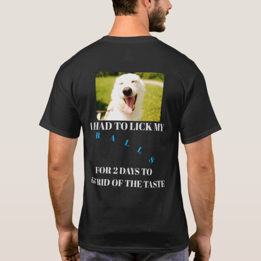 犬自由主義の Tシャツ (裏面)