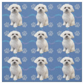 犬芸術的-マルチーズv2 ファブリック (見本)