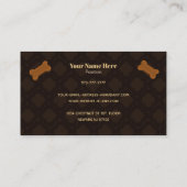 犬製ベーカリーの名刺 名刺 (裏面)