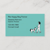 犬訓練クラスインストラクター 名刺 (正面)
