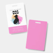 犬訓練 バッジ (Front & Back)