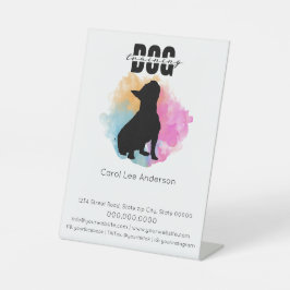 犬訓練 台座サイン