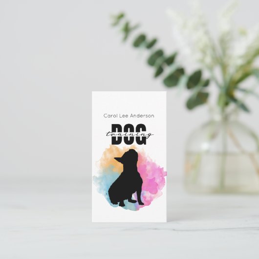 犬訓練 名刺 (スタンド正面)