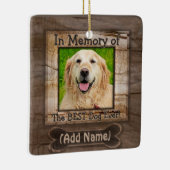 犬記念碑 セラミックオーナメント (右)