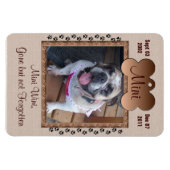 犬記念碑 マグネット (横)