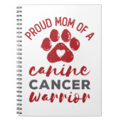 犬誇りを持ったがん戦士の母 ノートブック (正面)