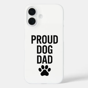 犬誇りを持ったのパパ – ペットおもしろいラバーギフト男性へ iPhone 16ケース