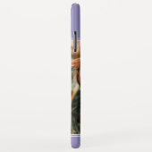 犬誇りを持ったの母|写真パーソナライズされた|紫 Case-Mate iPhoneケース (裏面/右)