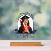 犬誇りを持った母はシニアだ – カスタム卒業 アクリルサイン (ニュートラル)