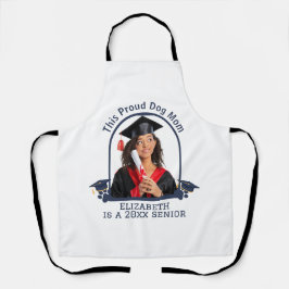 犬誇りを持った母はシニアだ – カスタム卒業 エプロン