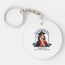 犬誇りを持った母はシニアだ – カスタム卒業 キーホルダー