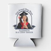 犬誇りを持った母はシニアだ – カスタム卒業 缶クーラー (正面)