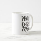 犬誇りを持った母 コーヒーマグカップ (正面右)