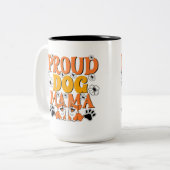 犬誇りを持った母 ツートーンマグカップ (正面左)